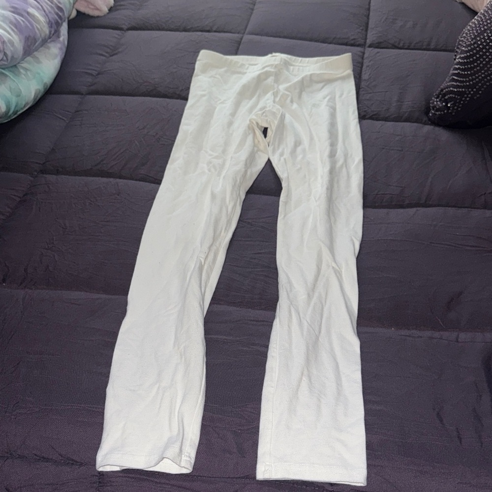 Kids' White Leggings
